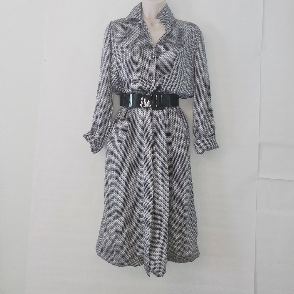 Giorgio Armani Classuc Women's Shirt Dress Size EU 40